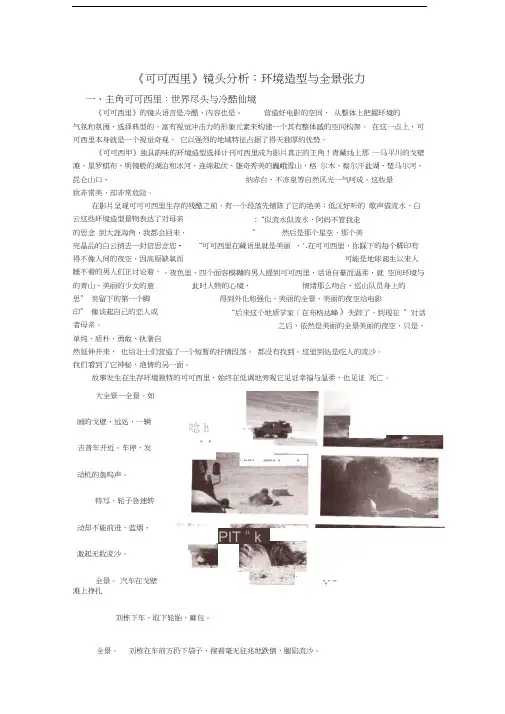 可可西里影评