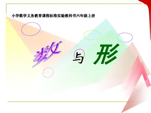 人教版小学数学六年级上册数与形-课件