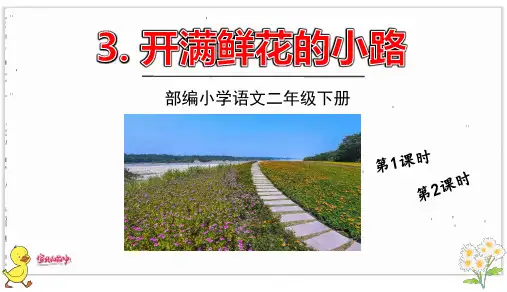 开满鲜花的小路ppt课件