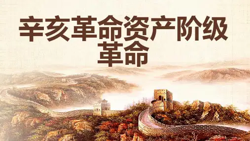 辛亥革命资产阶级革命