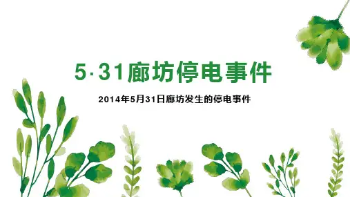 531廊坊停电事件