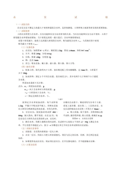 击实试验