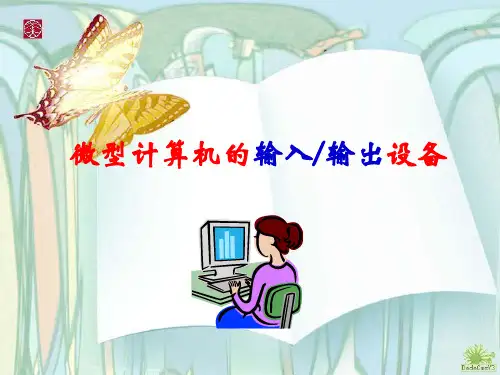 4微型计算机的输入输出设备