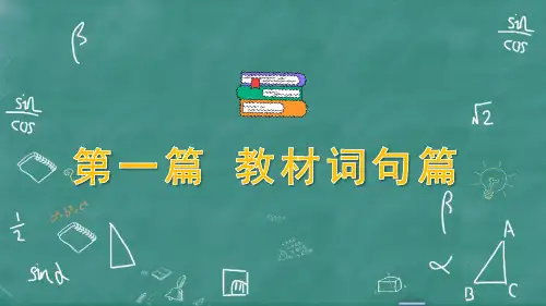 2024年外研版中考英语总复习第一部分教材知识点梳理九年级下册第22讲Modules 1~4