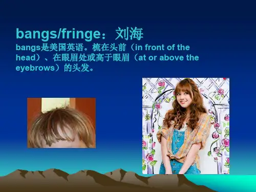 各种发型的英文表达