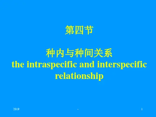 种内种间关系ppt课件