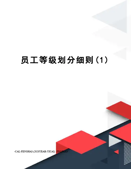 员工等级划分细则(1)