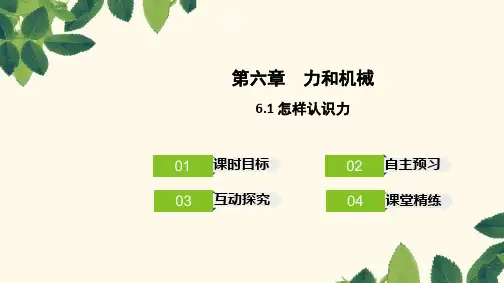 怎样认识力课件沪粤版物理八年级下册
