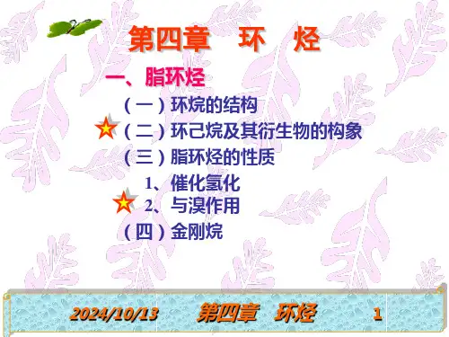 大学有机化学04环烃