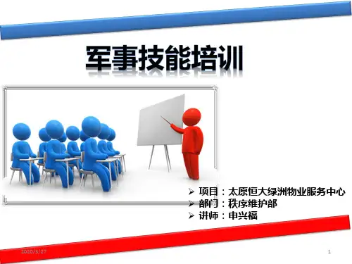 军事技能培训PPT课件