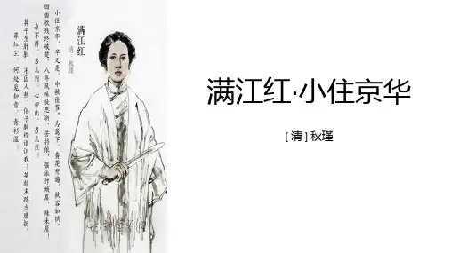 部编版九年级下册语文《满江红》词四首说课教学PPT课件