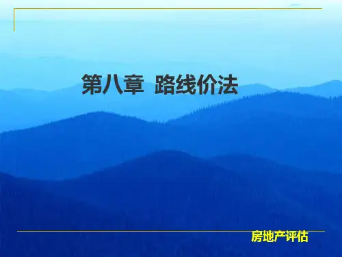 第八章-路线价法PPT课件