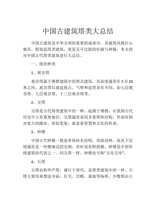 中国古建筑塔类大总结