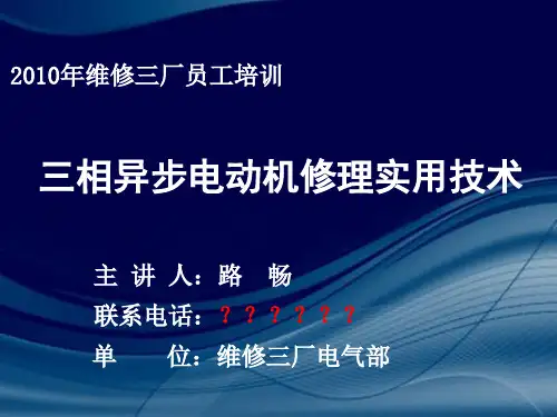 电机维修技术