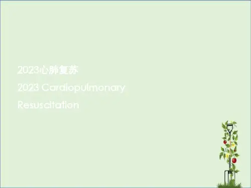 2015国际心肺复苏指南2解析