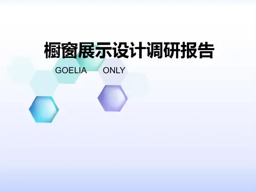 橱窗展示设计调研报告