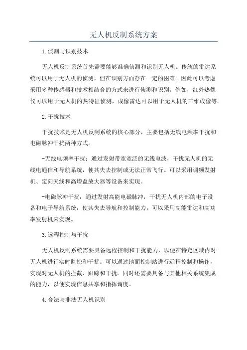 无人机反制系统方案