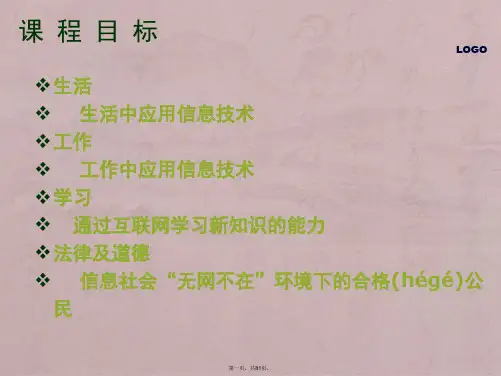 计算机应用基础(基础模块)(Windows-7+Office-2010)(第2版)第1章-PPT