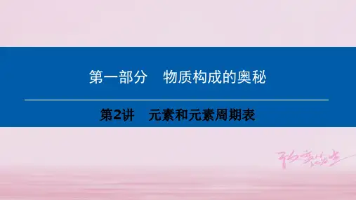 【化学课件】中考化学总复习第1部分物质构成的奥秘课件(3份)(2)
