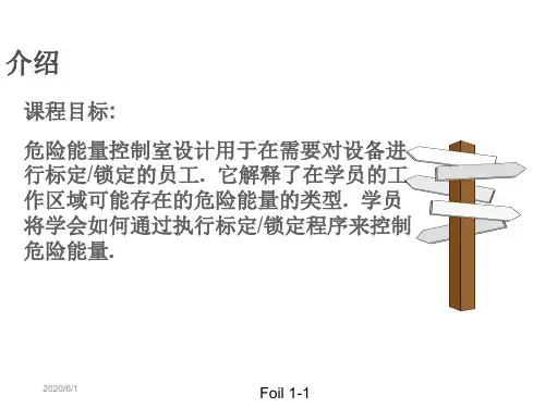 挂牌上锁程序培训资料