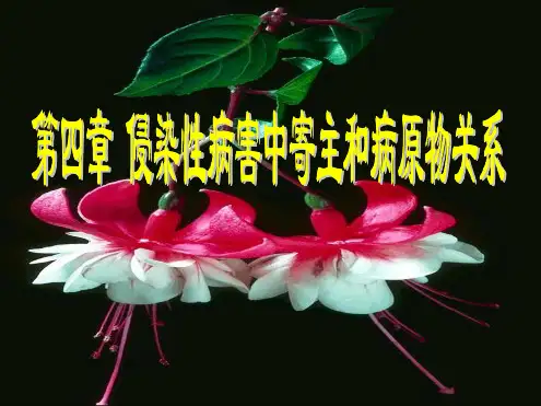 侵染性病害中寄主和病原物关系