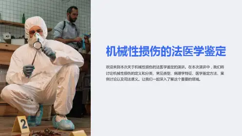 机械性损伤的法医学鉴定