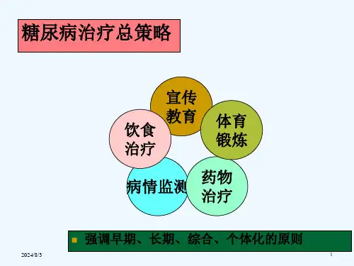 糖尿病口服药物治疗PPT课件