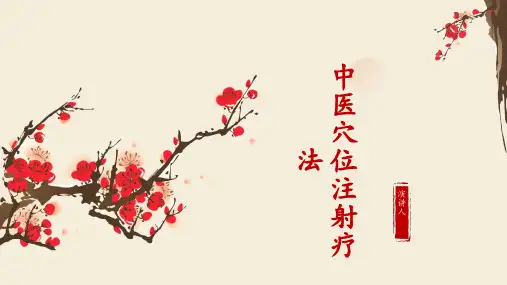 中医穴位注射疗法