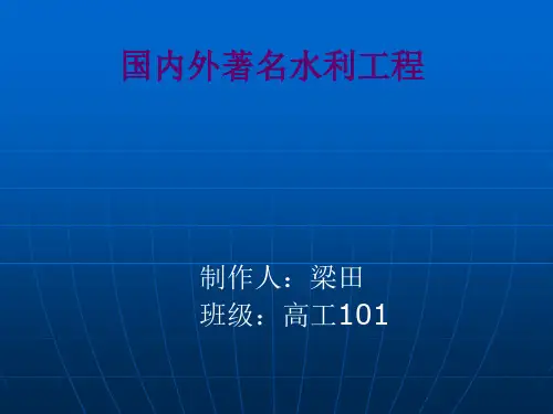国内外著名的水利工程