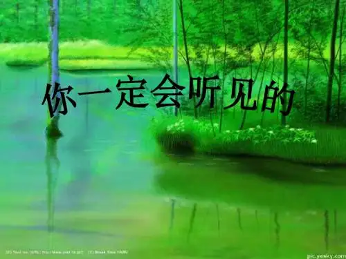 你一定会听见的.ppt(正式)