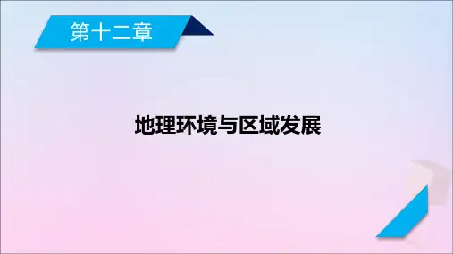 2021高考地理一轮复习第12章地理环境与区域发展第2讲地理信息技术在区域地理环境研究中的应用课件新人教版
