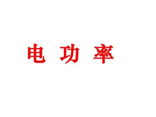 中考复习课件电功率(1)