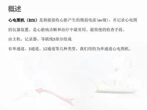 心电图机的操作ppt课件