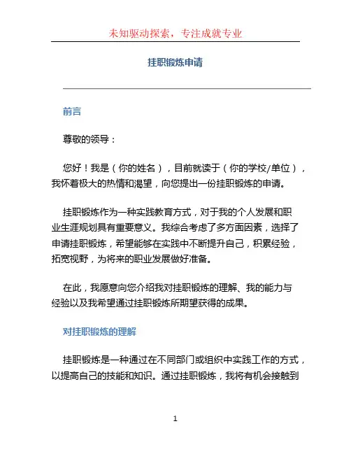 挂职锻炼申请 (2)