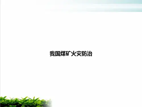 我国煤矿火灾防治PPT培训课件