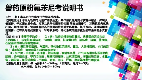 兽药原粉氟苯尼考