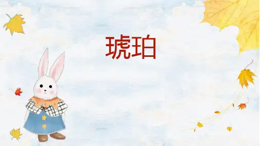 第5课《琥珀》(课件)语文四年级下册