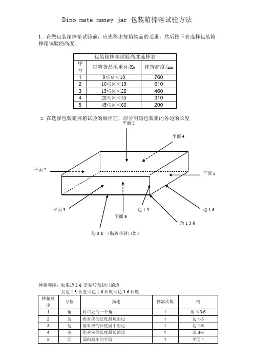包装箱摔落试验方法(中文版)