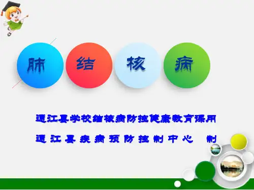 学校肺结核健康教育ppt课件-学生版