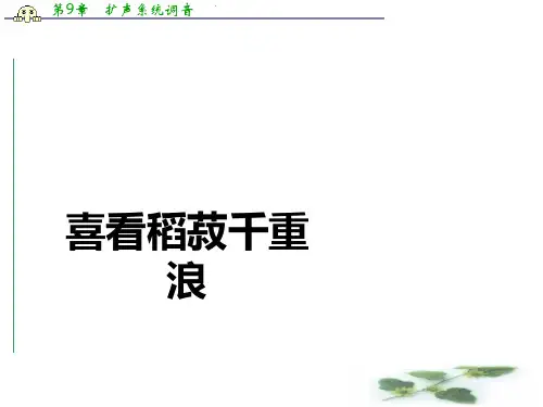 高中新教材语文人教必修上册课件：第二单元 第4课 喜看稻菽千重浪