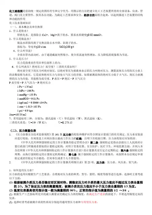 化工仪表基础知识