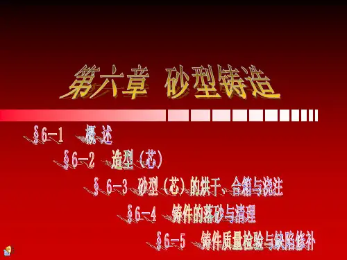 第六章 砂型铸造工艺