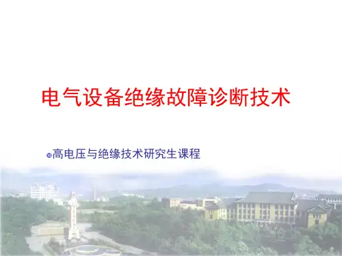 电气设备绝缘故障诊断技术1-3精品PPT课件