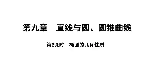 椭圆的几何性质课件-2025届高三数学一轮复习