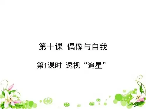 透视“追星” PPT优秀课件2 教科版