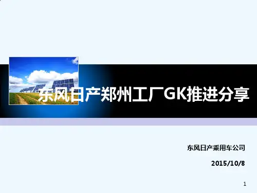 某汽车工厂GK推进分享