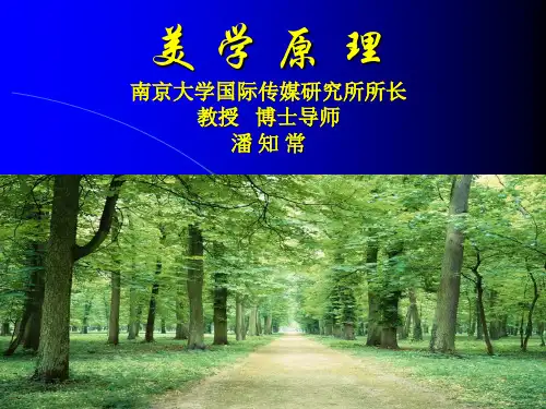 美学原理课件.第一讲