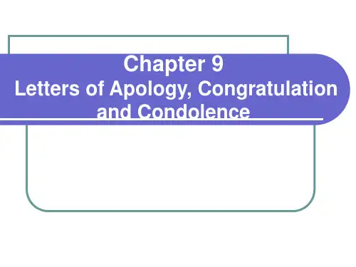 商务英语写作 chapter_9