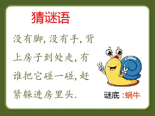 《小蜗牛》优秀PPT课件