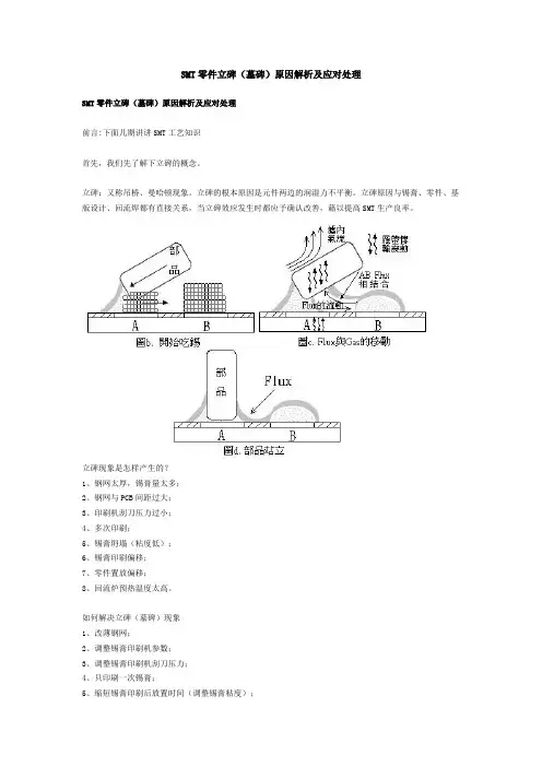 SMT零件立碑(墓碑)原因解析及应对处理